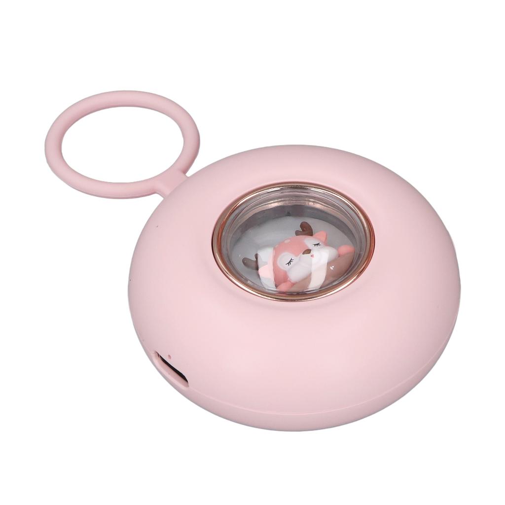Rechargeable Hand Warmer USB 3 Heating Settings Cute Donut Shaped Compact Pocket Electric
