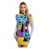 Christmas Horror Sally Cosplay Costume Halloween Zombie Funny Party Dresses Jumpsuit Leggings Mom Daughter Parent-Child Outfit