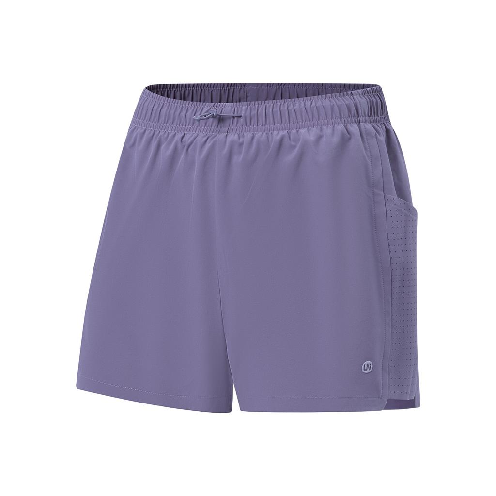 Série Fitness Li Ning Lettre Logo Short Décontracté de Sport Short Femme AKSW492-3
