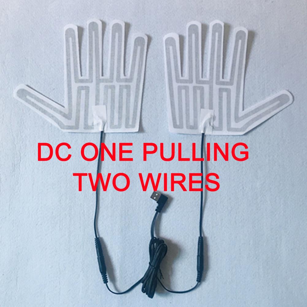 USB Heizhandschuhe Pads Winter Elektrische Beheizte Handschuhe Pad 5V Warmer Heizer Schuhe Handschuhe Laken Outdoor Skihandschuhe Heizpad