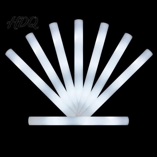Safe Foam Light Sticks 2 Pcs Glow Sticks 19" LED Up with 3 Party Favors for Kids Modes Colorful Flashing in The Dark Wedding Favor Wands