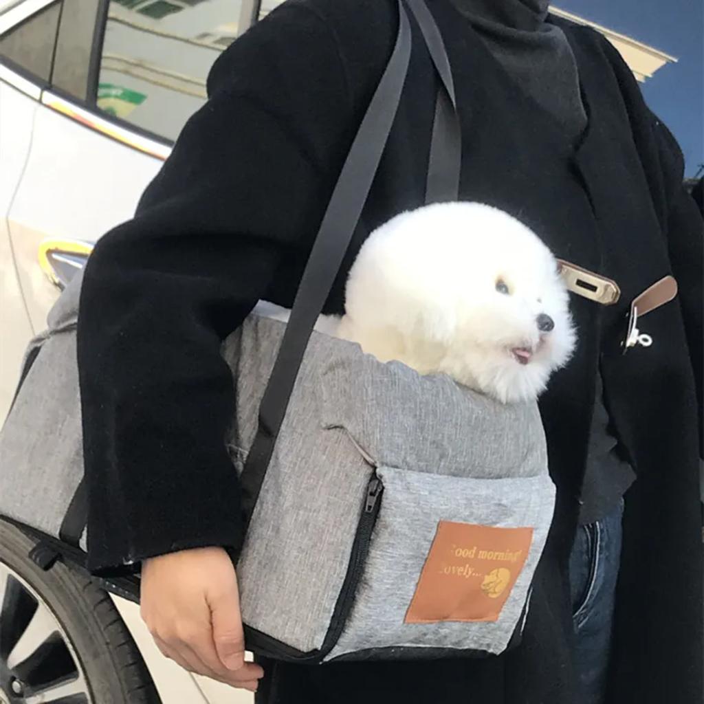 New Portable Dog Car Seat Bed with Central Safety Travel Cat Dog Bed, Central Car Seat Transport Bag Chihuahua Accessories