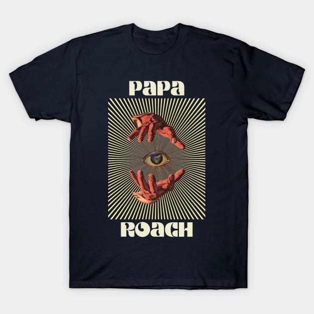 Papa Roach Band Black Color 100% Cotton Size S-4XL Shirt uNISEX Unisex T-Shirt XXL