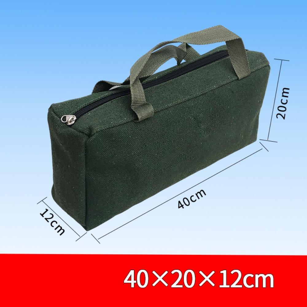 Durable Thick Canvas Tool Storage Bag Handbag Portable Hardware Tool Organizer Large capacity Hand Tool Auto Repair Tool Kit