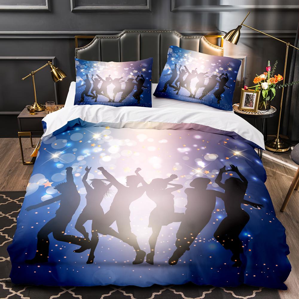 Madden DJ Bedding Set Single Twin Full Queen King Size Kawaii Bed Set Aldult Kid Bedroom Duvetcover Sets 3D Print Rainbow