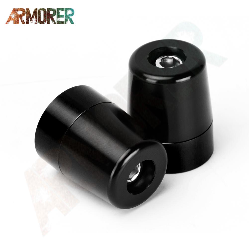 For Kawasaki Ninja 250 300 400 650 1000 1000SX  Ninja 650 Motorcycle CNC Handlebar Grips Handles Bar End Plug Cap