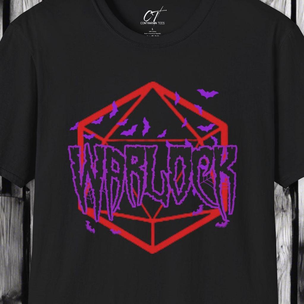 Warlock D&D Shirt: Geeky RPG Gamer Tee
