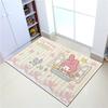 My Melody Foot Mat Carpet Home Doormats Anti Slip Mat Rug Living Room Rugs Entrance Door Mats Absorbent Bathroom Rug Bath Floor