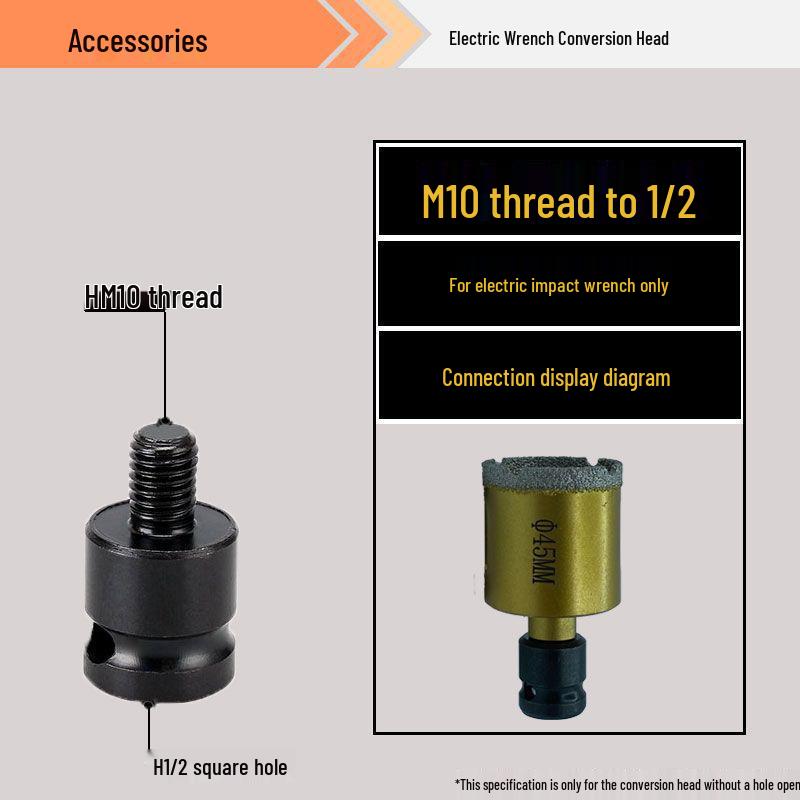 Dual-Purpose Angle Grinder Drill Bit for Porcelain, Granite, and Vitrified Tiles
