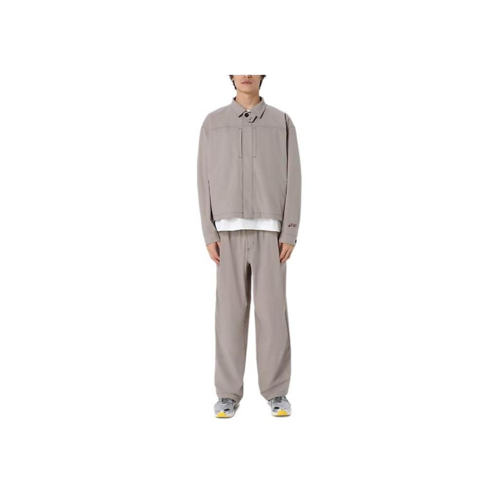 Asics Sports Lifestyle Series Solid Color Fashion Simple Durable Casual Pants Unisex Pants Gray 2203A308-250