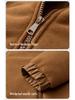 Men's Thickened Fleece Jacket with Stand Collar - Casual Autumn/Winter Outdoor Hoodie