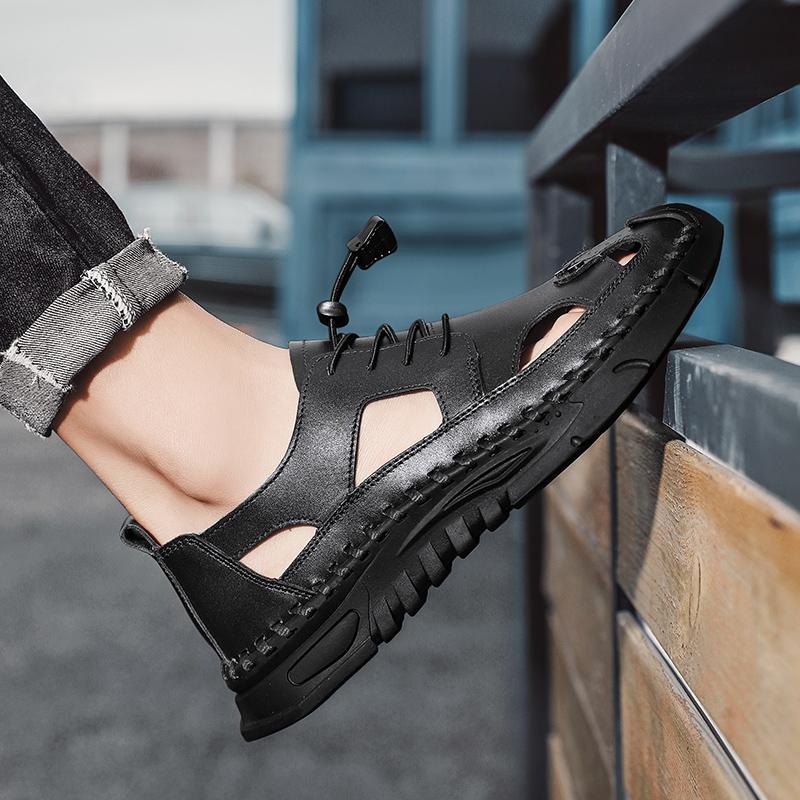 Fashion Comfortable Handmade Sandals Minimalist Gentleman Style Formal Business and Office High Quality Breathable Men's Shoes Hot New
