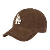 MLB Cotton Baseball Caps Unisex Brown Fashion 3ACPWC156-07BRS