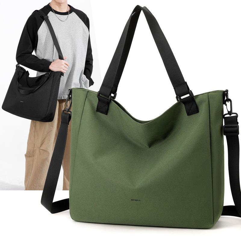 Herren Schultertasche Große Kapazität Pendler Business Umhängetasche Leicht Abriebfest Oxford Tasche