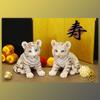 Devalier CA225W [Authentic] White Tiger Tiger Figurine, Resin, Perfect Gift