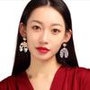 Dots Colourful Dangle Earrings Acrylic Portraits Earrings Fashion Cartoon Indian Earrings  Beach
