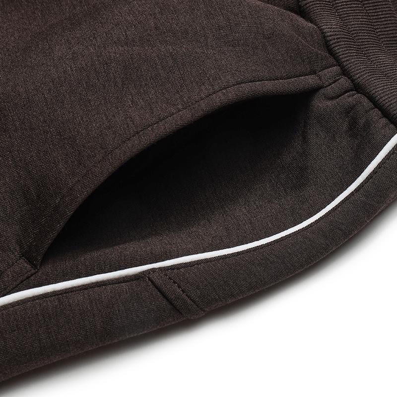 Fila White Classic Simple Versatile Comfortable Breathable Knitted Straight Loose Casual Pants Women Bottoms Black F11W543602FDR