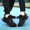 New shoes pure black mesh sneakers ultra-light soft-soled running shoes large size non-slip mother shoes