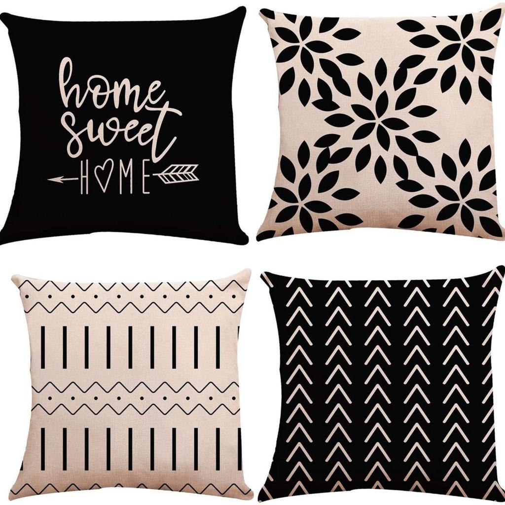 Linear Modern Simple Pillow Case Geometric Style Pillow Case Sofa Cushion Pillow Household Products