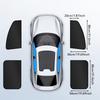 2pcs Car Privacy Sunshade, Full Coverage Car Window Sunshade, Suitable for Most Car Models, Ideal for Travel, Camping, And Privacy solely