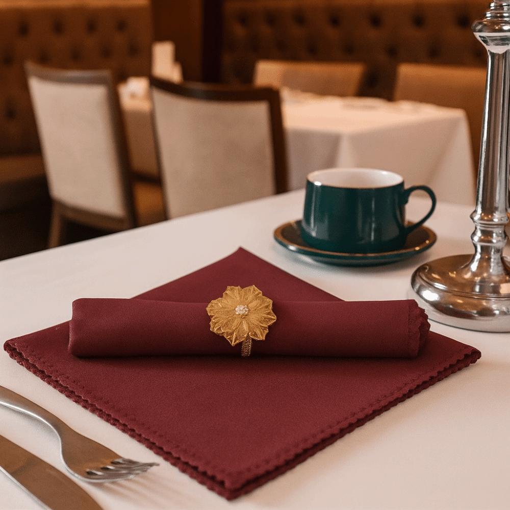 10pcs Smooth Texture Table Napkins Washable Cloth Napkins Table Decoration Napkins Restaurant Use
