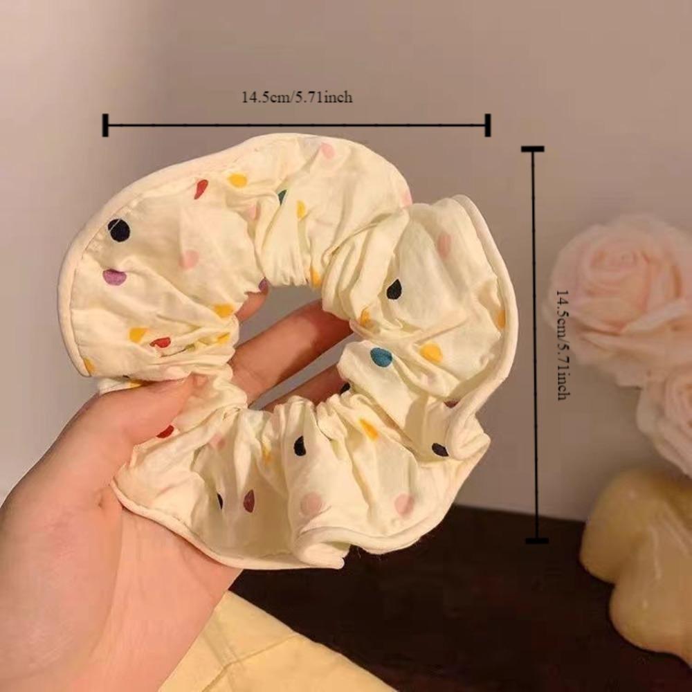 Cloth Rubber Bands Hair Ties Sweet Flower Hair Accessories Portable Sweet Flower Hair Band  Girls