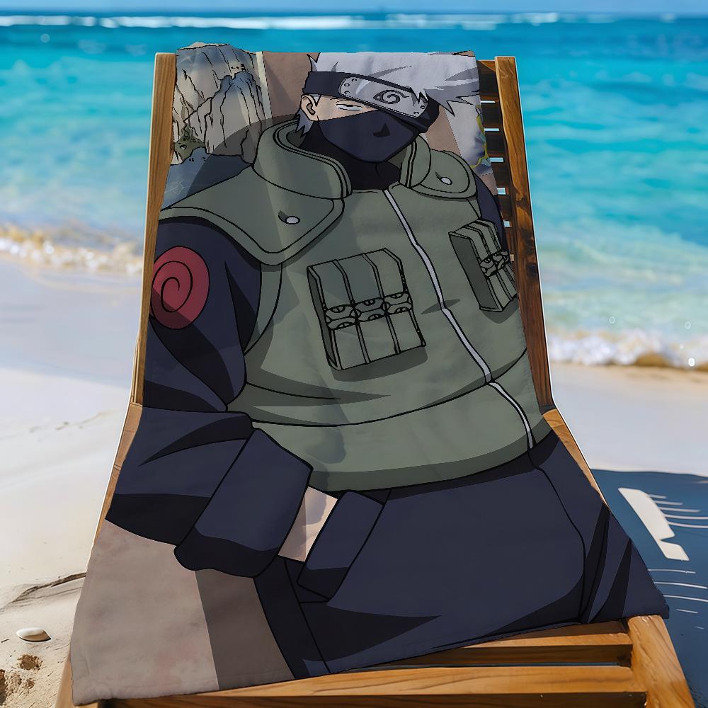 N-Naruto-S Kakashi-S Cool Towel Sports Quick Dry Travel Camping Gear Sandproof Soft Light Large Beach Towel