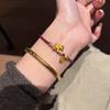 Hot Selling Pony Coin Braided Bracelet Zodiac Year Horse Bracelet Versatile Bracelet