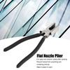 Black Running Pliers Rubber Tips Flat Nose Pliers  Stained Glass and Mosaics Work