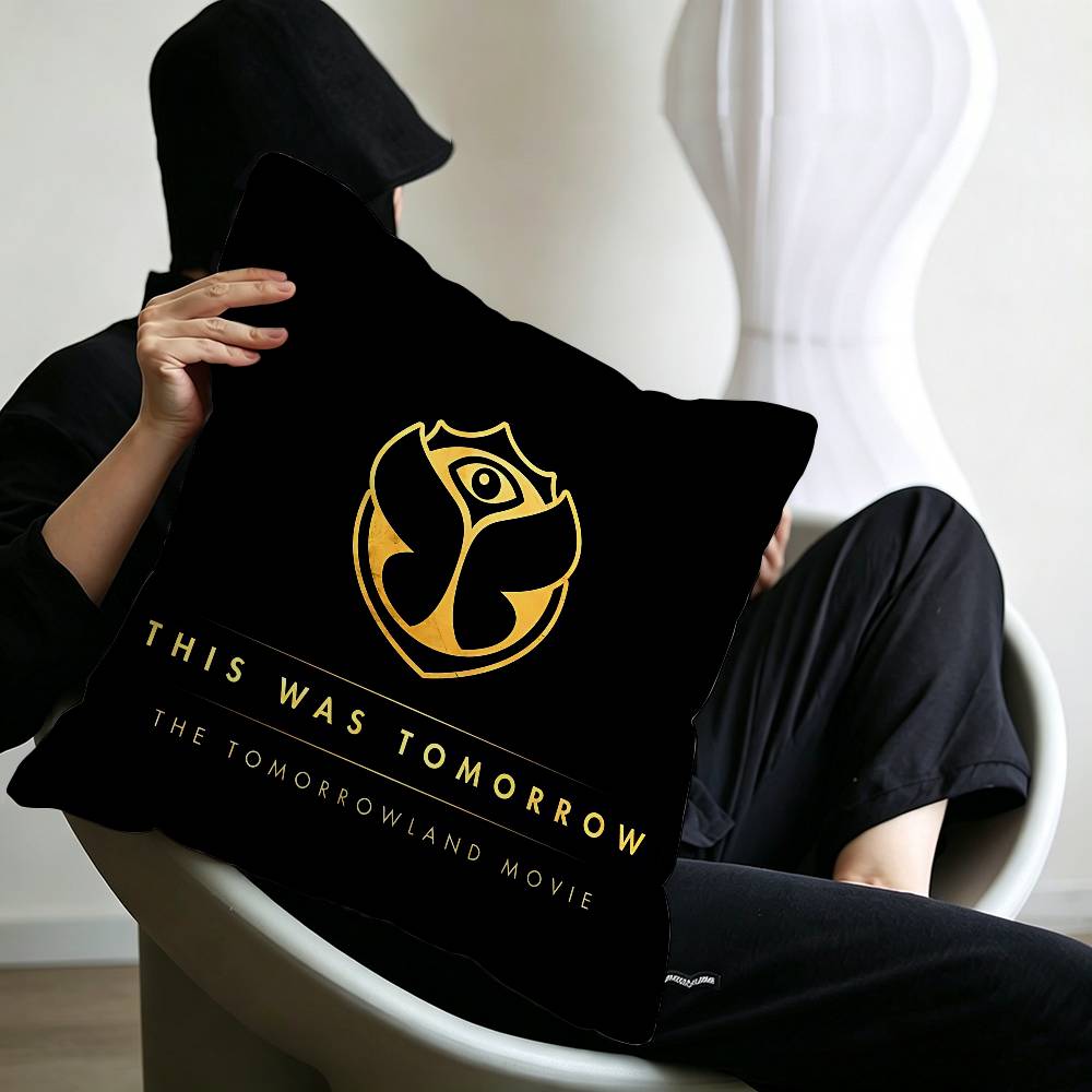 TTomorrowlands Music Logo Pillowcases Home Bedding Decorative Pillow Cover Wedding Super Soft Pillow Case