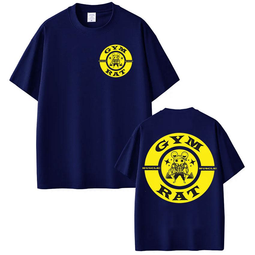 Anime Demon Slayer Uzui Tengen T Shirts Funny Ninja Muscular Mouse Cute Style T-shirt Fashion Oversized Cotton Short Sleeve Tees