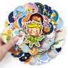 50 Little Prince Graffiti Stickers: Cartoon Decor for Notebooks, Phone Cases, Suitcases
