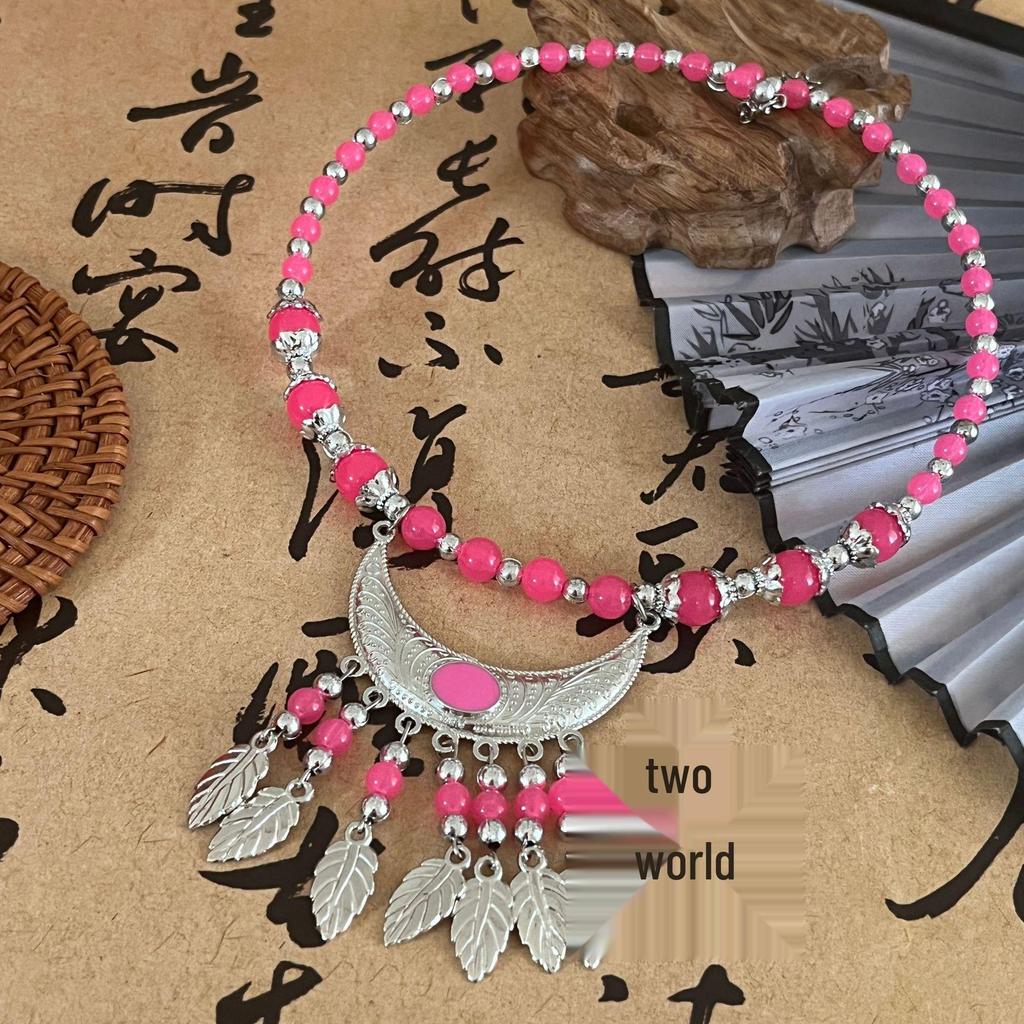 Bohemian Princess Tassel Forehead Pendant - Exotic Ethnic Style Hair Accessory