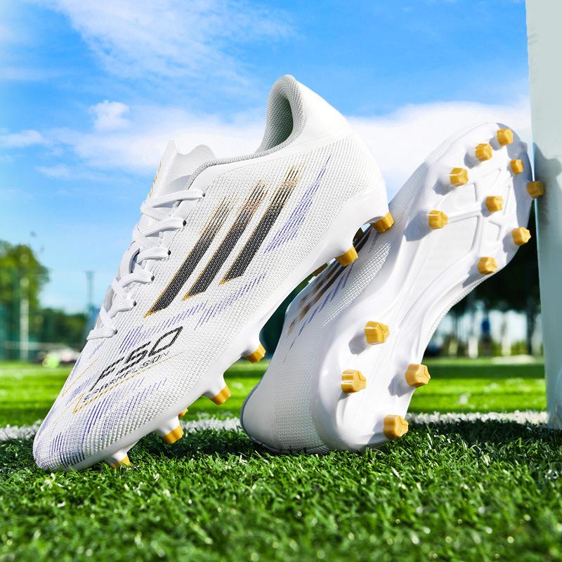 Kinder Fußballschuhe TF lange Stollen AG kurze Stollen für Jungen und Mädchen Rutschfeste Gummisohle Fußballschuhe Lagerware