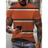 Herren 3D-Druck T-Shirt Kurzarm Rundhals Pullover lässiges Oberteil