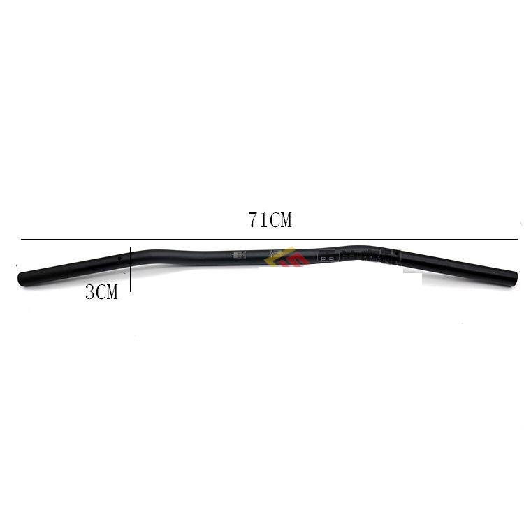CG125 22mm Aluminum Alloy Universal Retro Cruiser Low Handlebars