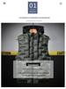 Men's Thickened Cotton Vest - Warm Sleeveless Outerwear for Autumn/Winter (MJ915)