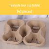 Enhanced Milk Tea Cup Holder: Tearable into 2 or 4 sections, perfect for beverages and pulp.