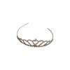 Pearl Diamond Heart Crown Headband: Exquisite Fashion Headdress for Brides