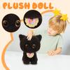 Plush Cat Stuffed Animal Soft Toy Cute Kitty Doll Gift for Birthday Home Decoration Collectible Kids and Adults