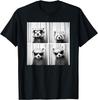 Cool Red Panda With Sunglasses Funny Zoo Animal Photobooth T-Shirt