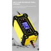 6A 12V Car Battery Charger Pulse Repair LCD Display Smart Fast Charge AGM Deep Cycle GEL Lead-Acid Charger for Auto Motorcycle