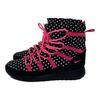 Nike Roshe One Hi GS Kids Sneakers Black Black Pink-white 807744-001
