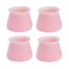 4pcs Silicone Table Chair Leg Mat Non-slip Feet Covers Furniture Pads Table Foot Protectors Floor Protectors Chair Leg Caps