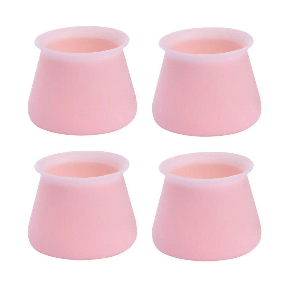 4pcs Silicone Table Chair Leg Mat Non-slip Feet Covers Furniture Pads Table Foot Protectors Floor Protectors Chair Leg Caps