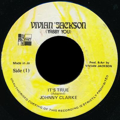 7inch Record JOHNNY CLARKE - It's True NONE Vivian Jackson Jamaica Reggae, Ska & Dub Used