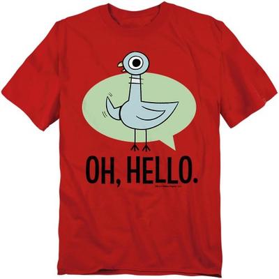 The Pigeon Unisex Adult Oh Hello T-Shirt