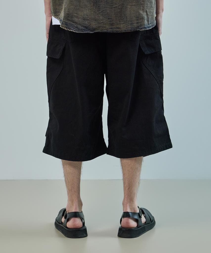 LOGSTORE Cotton Bermuda Half Cargo Pants