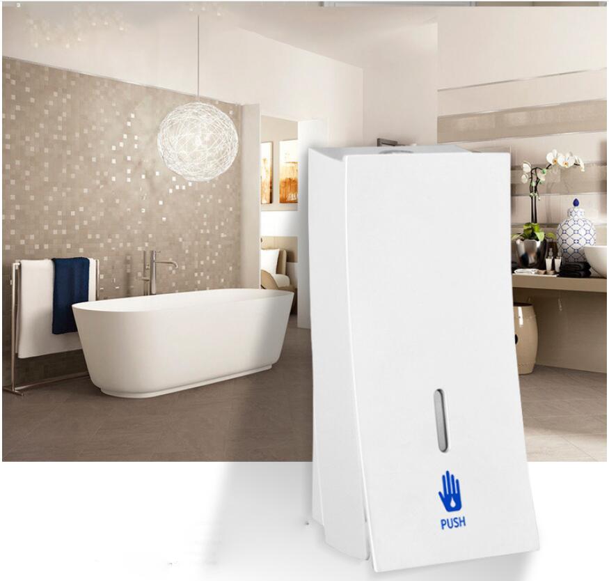

Soap Dispenser Wall Mounted black 450ml Liquid Shampoo Shower Container ABS Soap Holder for Bathroom Nail or Nial Free белый
