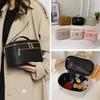 Leather PU Cosmetic Bag Portable Women's Large Capacity Cosmetic Bag Multifunctional Waterproof Cosmetic Bag